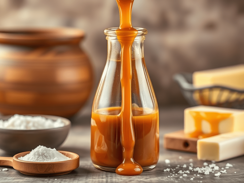 Salted caramel sauce
